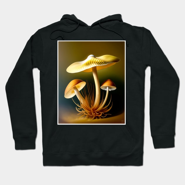 Fungi Painting Hoodie by ArtShare